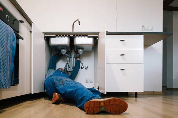 Professional Drain Cleaning technician working in Buckingham, PA